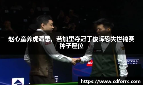 赵心童养虎遗患，若加里夺冠丁俊晖恐失世锦赛种子座位
